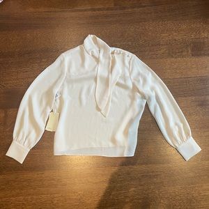 Wilfred Trapeze Blouse - Size XXS in Colour Birch